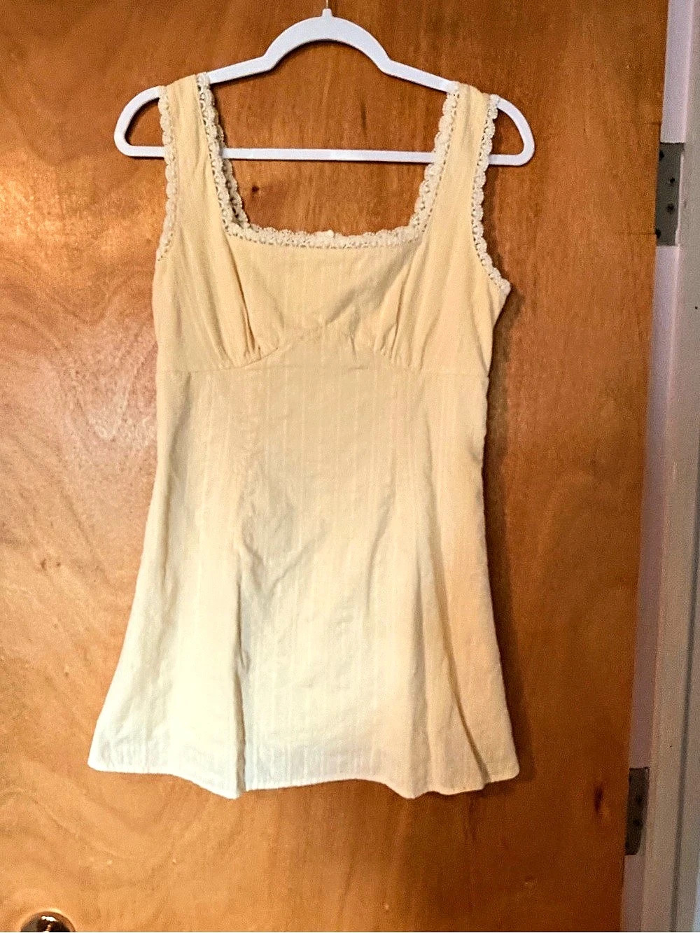 Mini Dress in Yellow Like New